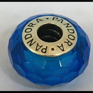 Group 1: Pandora Charm Fascinating Blue 791067 $25.00 Each. Good Condition